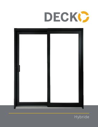 Couverture du catalogue de porte-patio hybride