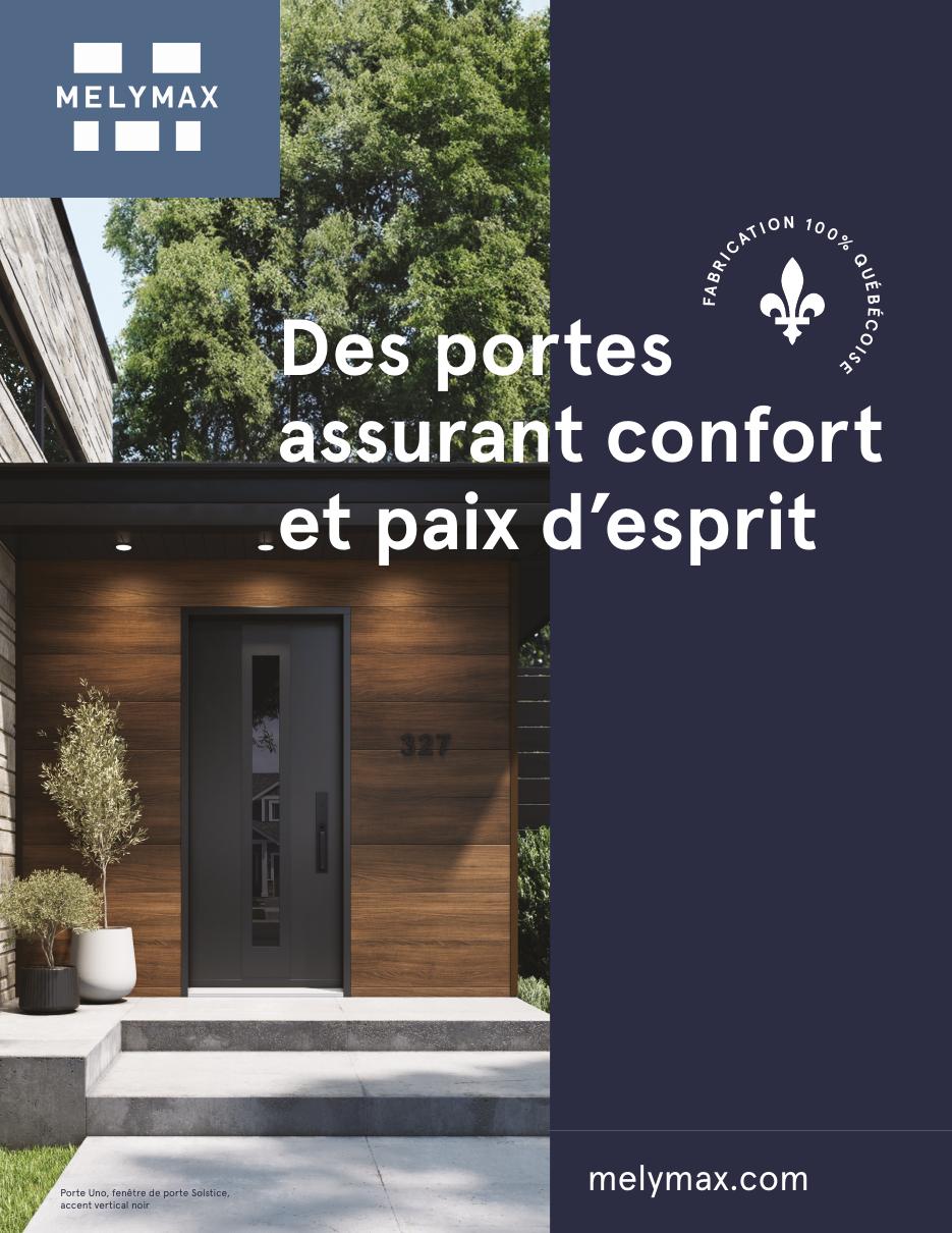 Couverture du catalogue de portes Melymax 2026