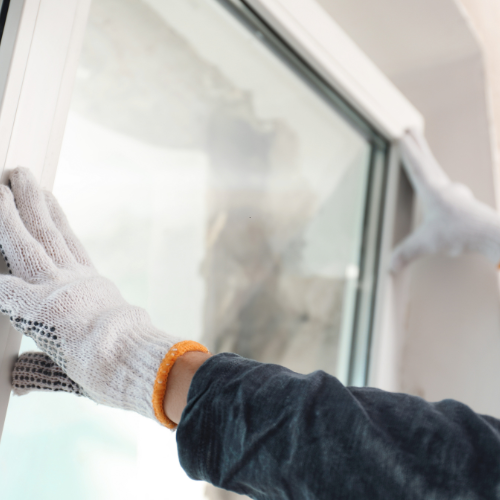 Installation professionnelle d’une fenêtre résidentielle