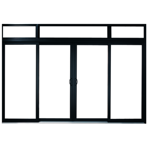 Porte-patio contemporaine à deux panneaux